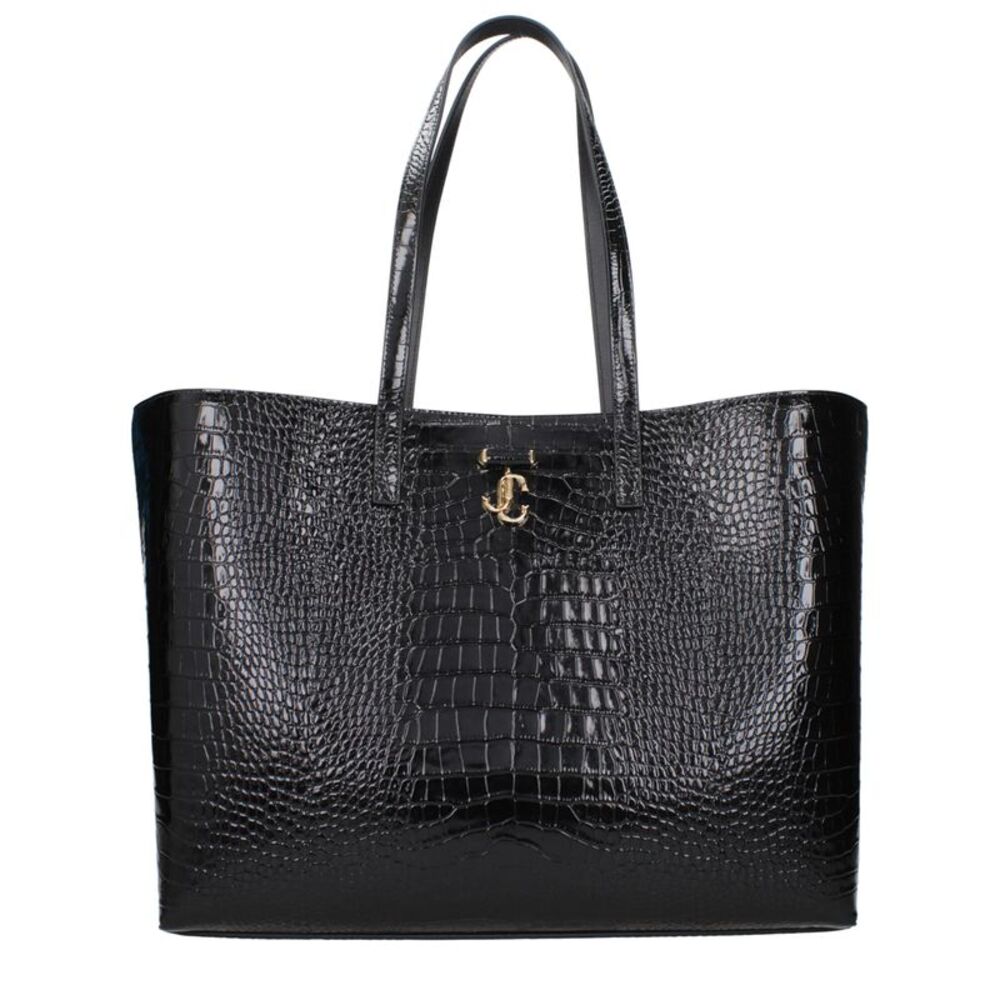 Jimmy Choo Black Leather Shoulder Women's Bag